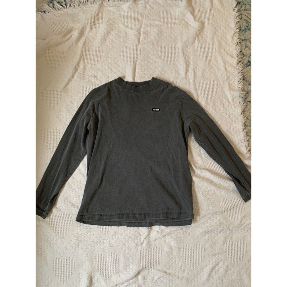Classic Oversized Long-sleeve (Grey, Size M)